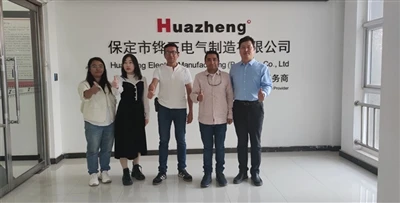 Kolumbijos klientas šią savaitę apsilankė „Huazheng Electric“ ir sužinojo api...